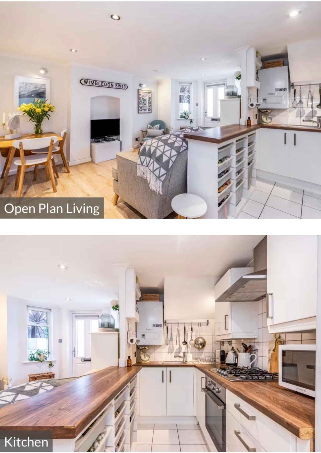 런던 Stunning, Stylish Garden Flat In The Heart Of Wimbledon 아파트 외부 사진