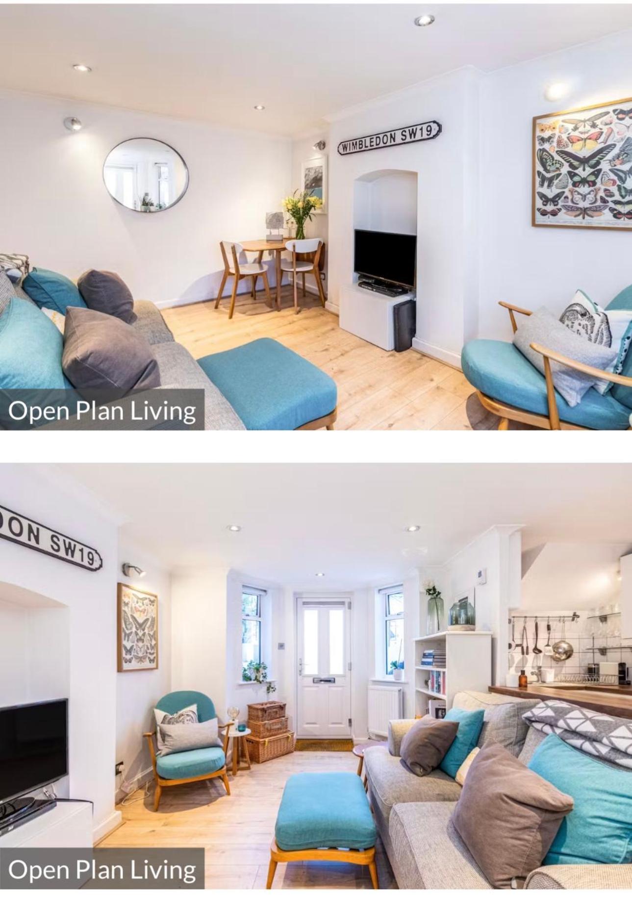 런던 Stunning, Stylish Garden Flat In The Heart Of Wimbledon 아파트 외부 사진